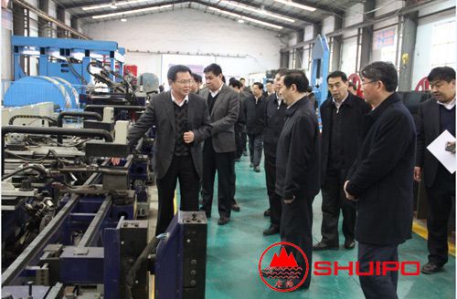 山東省副省長(zhǎng)張超超來(lái)水泊焊割考察